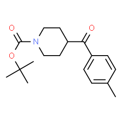 ChemSpider 2D Image | 2-Methyl-2-propanyl 4-(4-methylbenzoyl)-1-piperidinecarboxylate | C18H25NO3