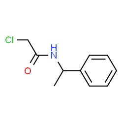 ChemSpider 2D Image | 2-Chloro-N-(1-phenylethyl)acetamide | C10H12ClNO