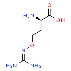 ChemSpider 2D Image | D-Canavanine | C5H12N4O3