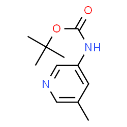 ChemSpider 2D Image | tert-butyl (5-methylpyridin-3-yl)carbamate | C11H16N2O2