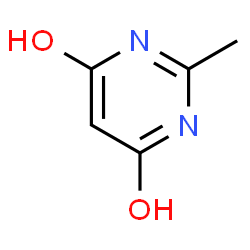 ChemSpider 2D Image | 2-Methylpyrimidine-4,6-diol | C5H6N2O2