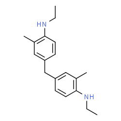 ChemSpider 2D Image | 4,4'-Methylenebis(N-ethyl-2-methylaniline) | C19H26N2