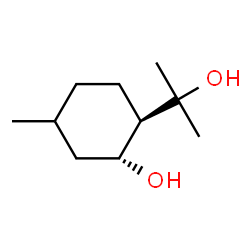 ChemSpider 2D Image | (1R,2R)-2-(2-Hydroxy-2-propanyl)-5-methylcyclohexanol | C10H20O2