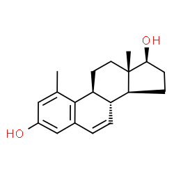 ChemSpider 2D Image | 1-methylestra-1,3,5(10),6-tetraene-3,17?-diol | C19H24O2