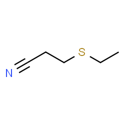 ChemSpider 2D Image | 3-(Ethylthio)propanenitrile | C5H9NS