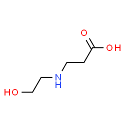 ChemSpider 2D Image | N-(2-Hydroxyethyl)-beta-alanine | C5H11NO3