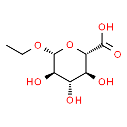 ChemSpider 2D Image | beta-D-Ethyl glucuronide | C8H14O7