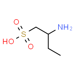 ChemSpider 2D Image | 2-Amino-1-butanesulfonic acid | C4H11NO3S