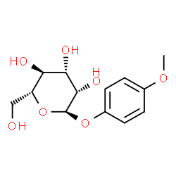 ChemSpider 2D Image | 4-METHOXYPHENYL A-D-MANNOPYRANOSIDE | C13H18O7