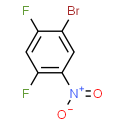 ChemSpider 2D Image | 1-BROMO-2,4-DIFLUORO-5-NITROBENZENE | C6H2BrF2NO2