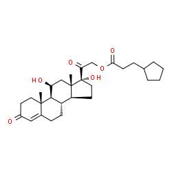 ChemSpider 2D Image | hydrocortisone cypionate | C29H42O6