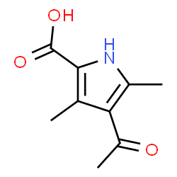ChemSpider 2D Image | 4-Acetyl-3,5-dimethyl-2-pyrrolecarboxylic acid | C9H11NO3
