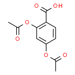 ChemSpider 2D Image | 2,4-Diacetoxybenzoic acid | C11H10O6