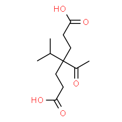 ChemSpider 2D Image | 4-Acetyl-4-isopropylheptanedioic acid | C12H20O5
