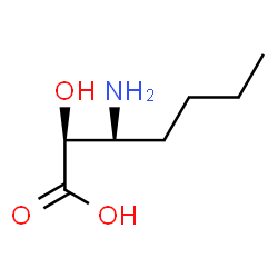 ChemSpider 2D Image | (2S,3S)-3-Amino-2-hydroxyheptanoic acid | C7H15NO3