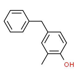 ChemSpider 2D Image | 4-Benzyl-2-methylphenol | C14H14O