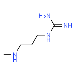 ChemSpider 2D Image | 1-[3-(Methylamino)propyl]guanidine | C5H14N4