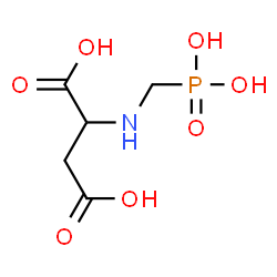 ChemSpider 2D Image | N-phosphonomethylaspartic acid | C5H10NO7P