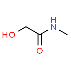 ChemSpider 2D Image | 2-Hydroxy-N-methylacetamide | C3H7NO2