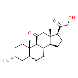 ChemSpider 2D Image | Tetrahydro-11-dehydrocorticosterone | C21H32O4