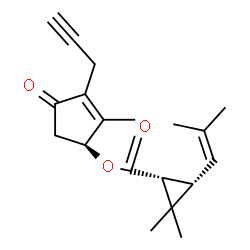 ChemSpider 2D Image | (1R,4S)-cis-prallethrin | C19H24O3