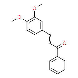 ChemSpider 2D Image | 3-(3,4-Dimethoxyphenyl)-1-phenyl-2-propen-1-one | C17H16O3