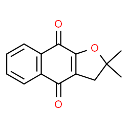 ChemSpider 2D Image | 2,2-Dimethyl-2,3-dihydronaphtho[2,3-b]furan-4,9-dione | C14H12O3