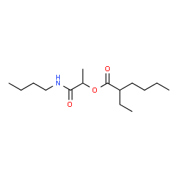 ChemSpider 2D Image | 1-(Butylamino)-1-oxo-2-propanyl 2-ethylhexanoate | C15H29NO3