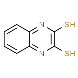 ChemSpider 2D Image | 2,3-bis($l^{1}-sulfanyl)quinoxaline | C8H4N2S2