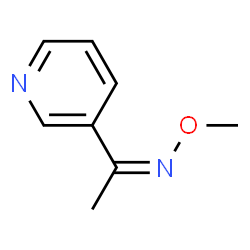 ChemSpider 2D Image | (1Z)-N-Methoxy-1-(3-pyridinyl)ethanimine | C8H10N2O