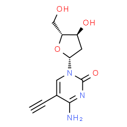 ChemSpider 2D Image | 5-ethynyl-2'-deoxycytidine | C11H13N3O4