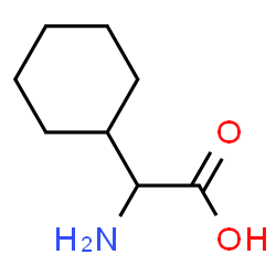 ChemSpider 2D Image | Cyclohexylglycine, (R)- | C8H15NO2