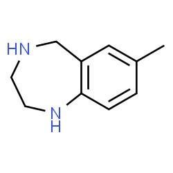 ChemSpider 2D Image | 7-Methyl-2,3,4,5-tetrahydro-1H-1,4-benzodiazepine | C10H14N2