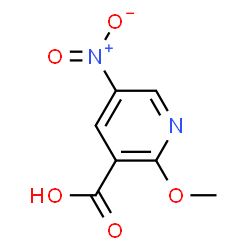 ChemSpider 2D Image | 2-Methoxy-5-nitronicotinic acid | C7H6N2O5