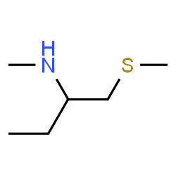 ChemSpider 2D Image | N-Methyl-1-(methylsulfanyl)-2-butanamine | C6H15NS