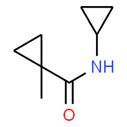 ChemSpider 2D Image | N-Cyclopropyl-1-methylcyclopropanecarboxamide | C8H13NO