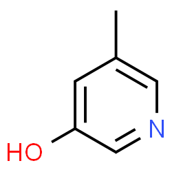 ChemSpider 2D Image | 5-Methyl-3-pyridinol | C6H7NO
