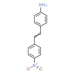 ChemSpider 2D Image | 4-[2-(4-Nitrophenyl)vinyl]aniline | C14H12N2O2