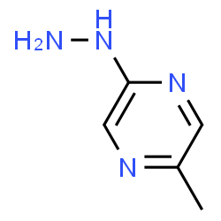 ChemSpider 2D Image | 2-Hydrazino-5-methylpyrazine | C5H8N4