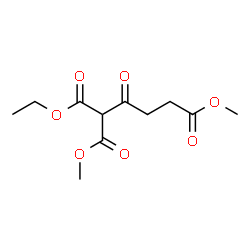 ChemSpider 2D Image | 1-Ethyl 1,4-dimethyl 2-oxo-1,1,4-butanetricarboxylate | C11H16O7