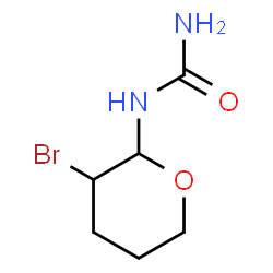 ChemSpider 2D Image | 1-(3-Bromotetrahydro-2H-pyran-2-yl)urea | C6H11BrN2O2