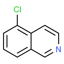 ChemSpider 2D Image | 5-Chloroisoquinoline | C9H6ClN