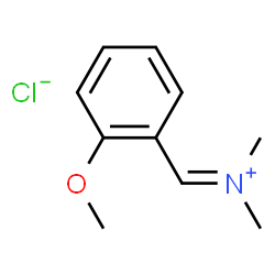ChemSpider 2D Image | (2-methoxyphenyl)methylene-dimethyl-ammonium chloride | C10H14ClNO
