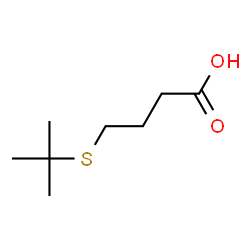 ChemSpider 2D Image | 4-[(1,1-Dimethylethyl)thio]butanoic acid | C8H16O2S