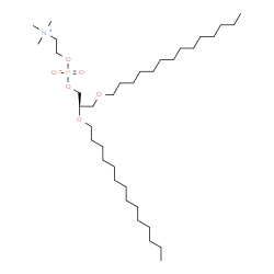 ChemSpider 2D Image | (2R)-2,3-Bis(tetradecyloxy)propyl 2-(trimethylammonio)ethyl phosphate | C36H76NO6P