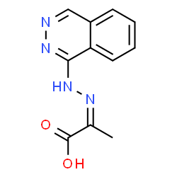ChemSpider 2D Image | (2Z)-2-(1-Phthalazinylhydrazono)propanoic acid | C11H10N4O2