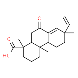 ChemSpider 2D Image | 7-Oxopimara-8(14),15-dien-18-oic acid | C20H28O3