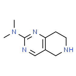 ChemSpider 2D Image | N,N-dimethyl-5H,6H,7H,8H-pyrido[4,3-d]pyrimidin-2-amine | C9H14N4