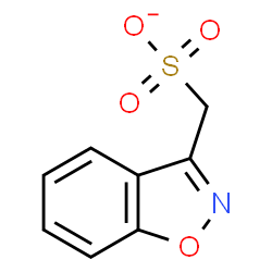 ChemSpider 2D Image | 1,2-Benzoxazol-3-ylmethanesulfonate | C8H6NO4S