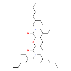 ChemSpider 2D Image | 2,2'-Oxybis[N,N-bis(2-ethylhexyl)acetamide] | C36H72N2O3